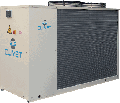 Large air cooled fluid chiller clivet